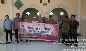 Jumat Curhat Kapolsek Labuapi di Ponpes AL -ISTIQOMAH Desa Telagawaru, Meminta Kegiata