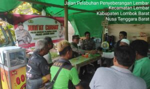 Jumat Curhat Kapolsek Gerung di Kelurahan Gerung Utara, Warga Beri Masukan Kepada Polisi