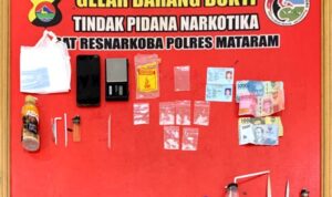 Polisi Gerebek Sebuah Rumah di Ampenan